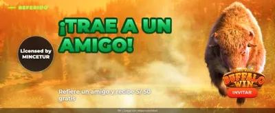Ganancias en slots de Buffalo en Betsson Perú